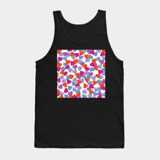 Watercolor hearts Tank Top